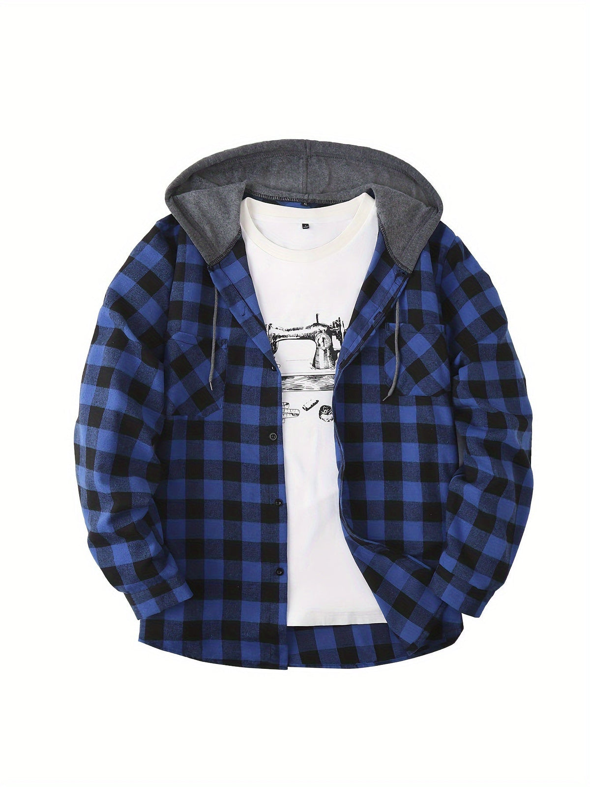 KARIERTER HOODIE FÜR HERREN