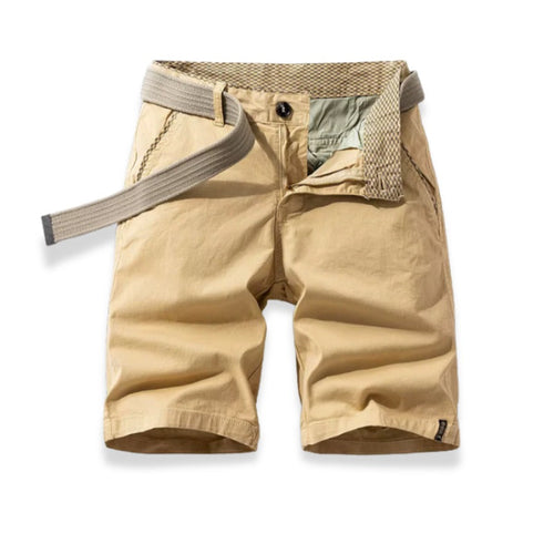 BAUMWOLL-TWILL-KURZHOSE FÜR HERREN