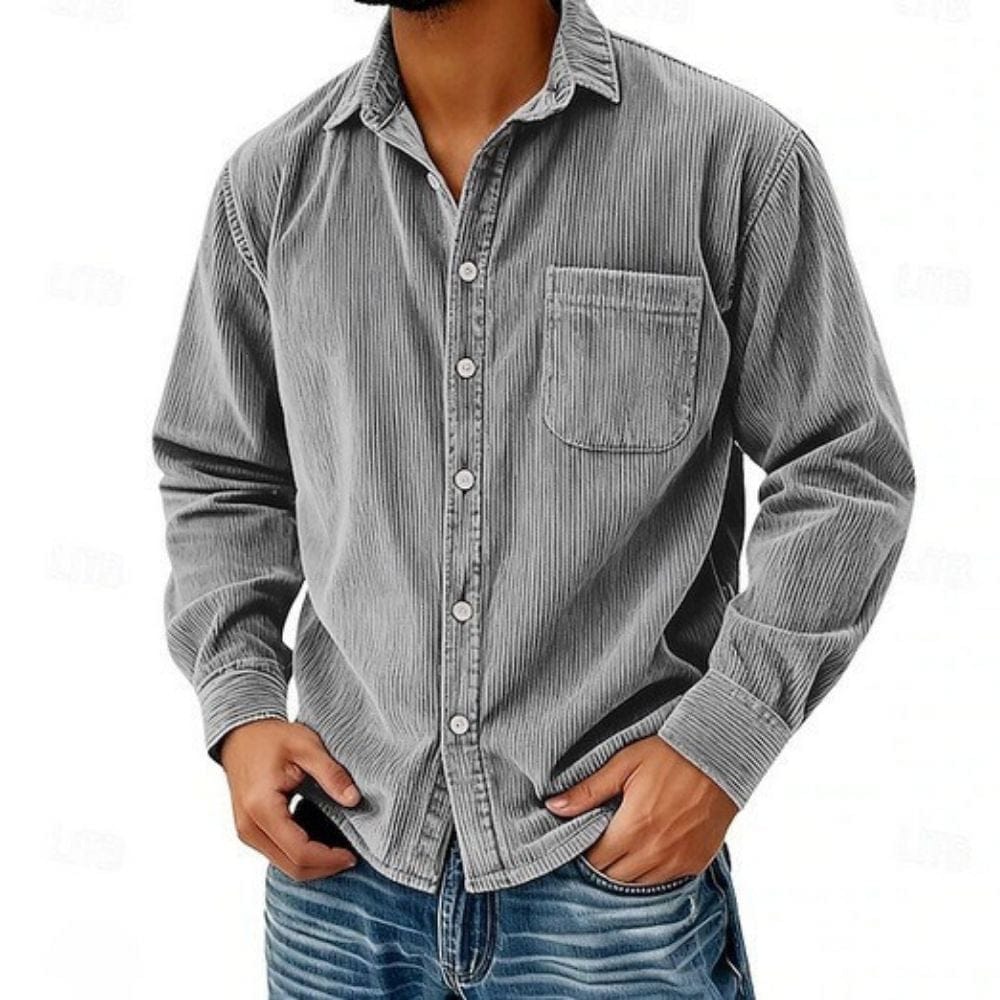 CORDUROY BUTTON-UP SHIRT FÜR HERREN
