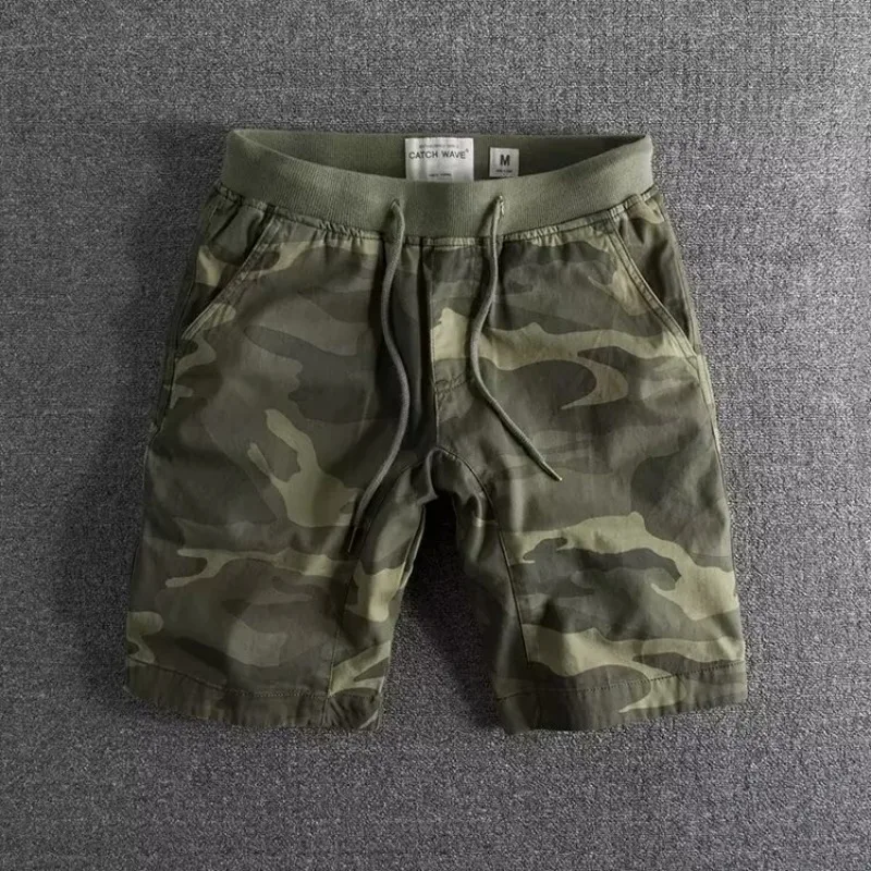TARNMUSTER STRETCH-SHORTS FÜR MÄNNER
