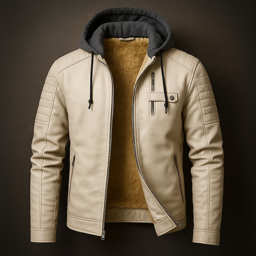 ELEGANTE UND FEINE KAPUZENJACKE FÜR MÄNNER