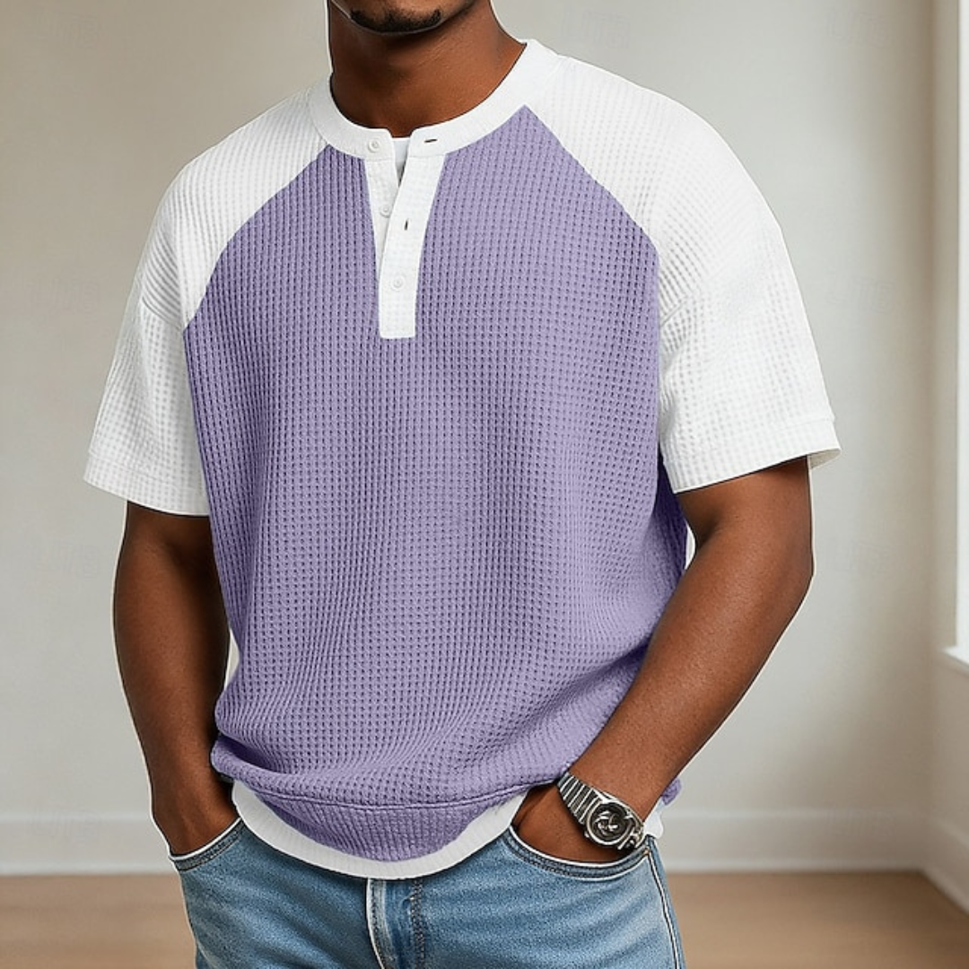 WAFFLE-KNIT SHIRT FÜR HERREN