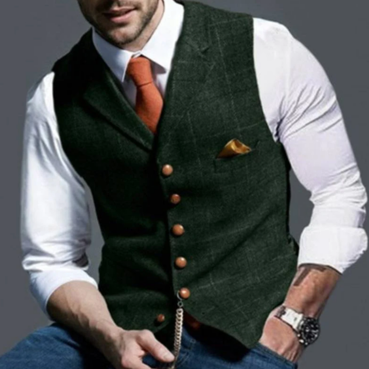 SLIM FIT WESTE FÜR MÄNNER