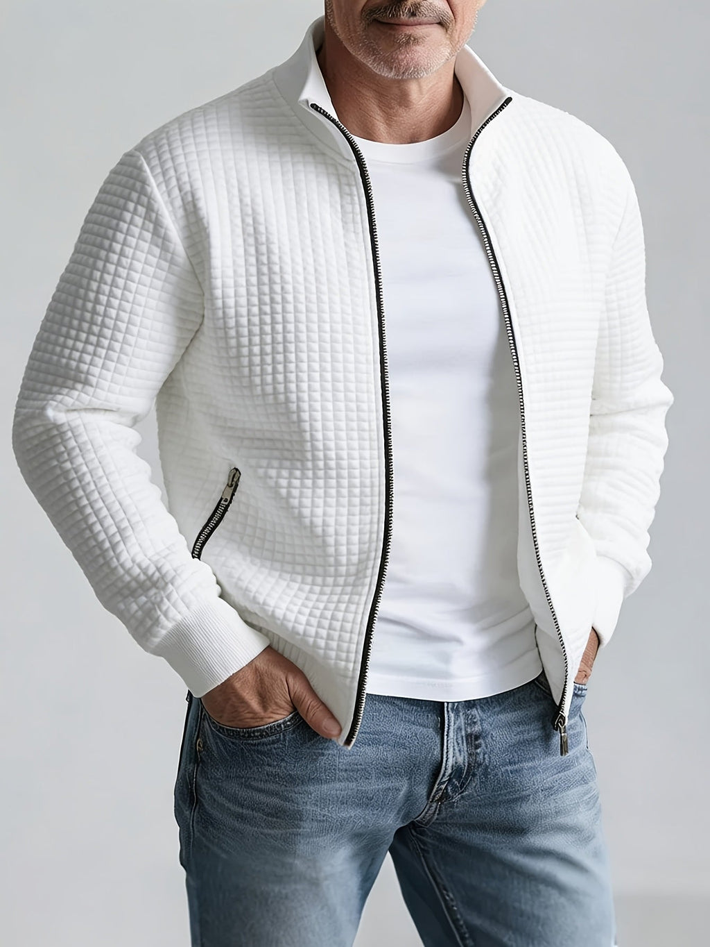 WAFFLE ZIP JACKEN FÜR HERREN