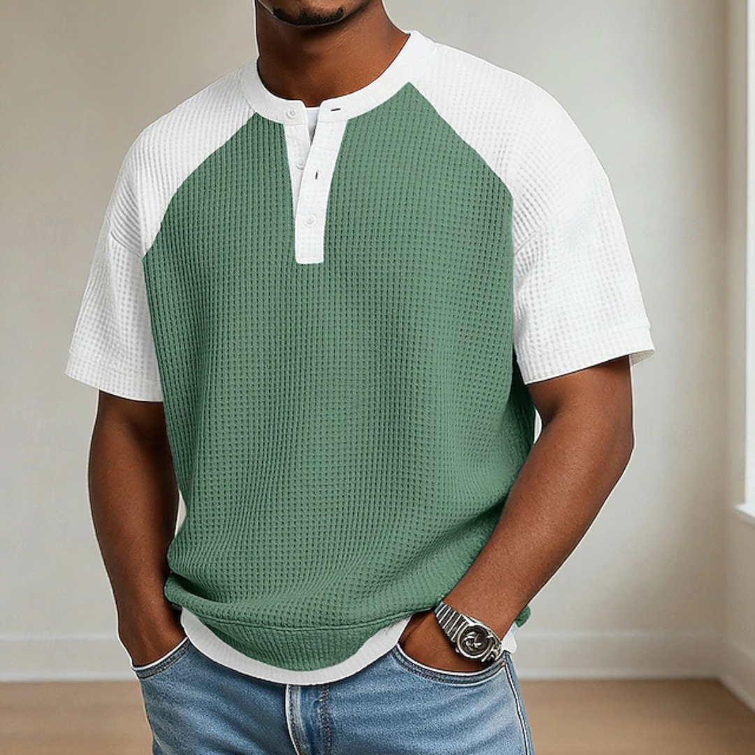 WAFFLE-KNIT SHIRT FÜR HERREN