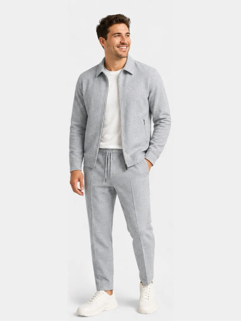 Herren-Slim-Fit-Anzug mit passendem Sakko und Hose