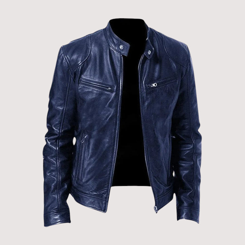 KUNSTLEDERSJACKE FÜR MÄNNER