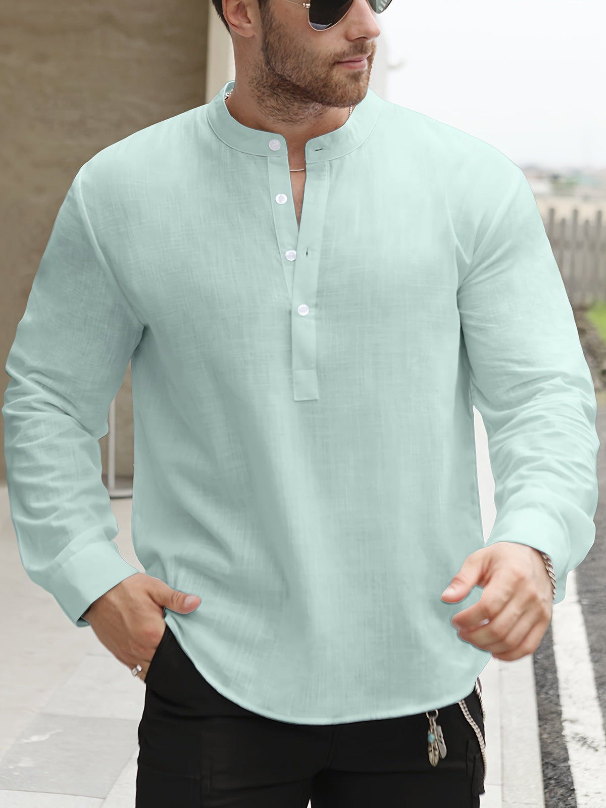 BOOTSAUSCHNITT-SHIRT FÜR HERREN