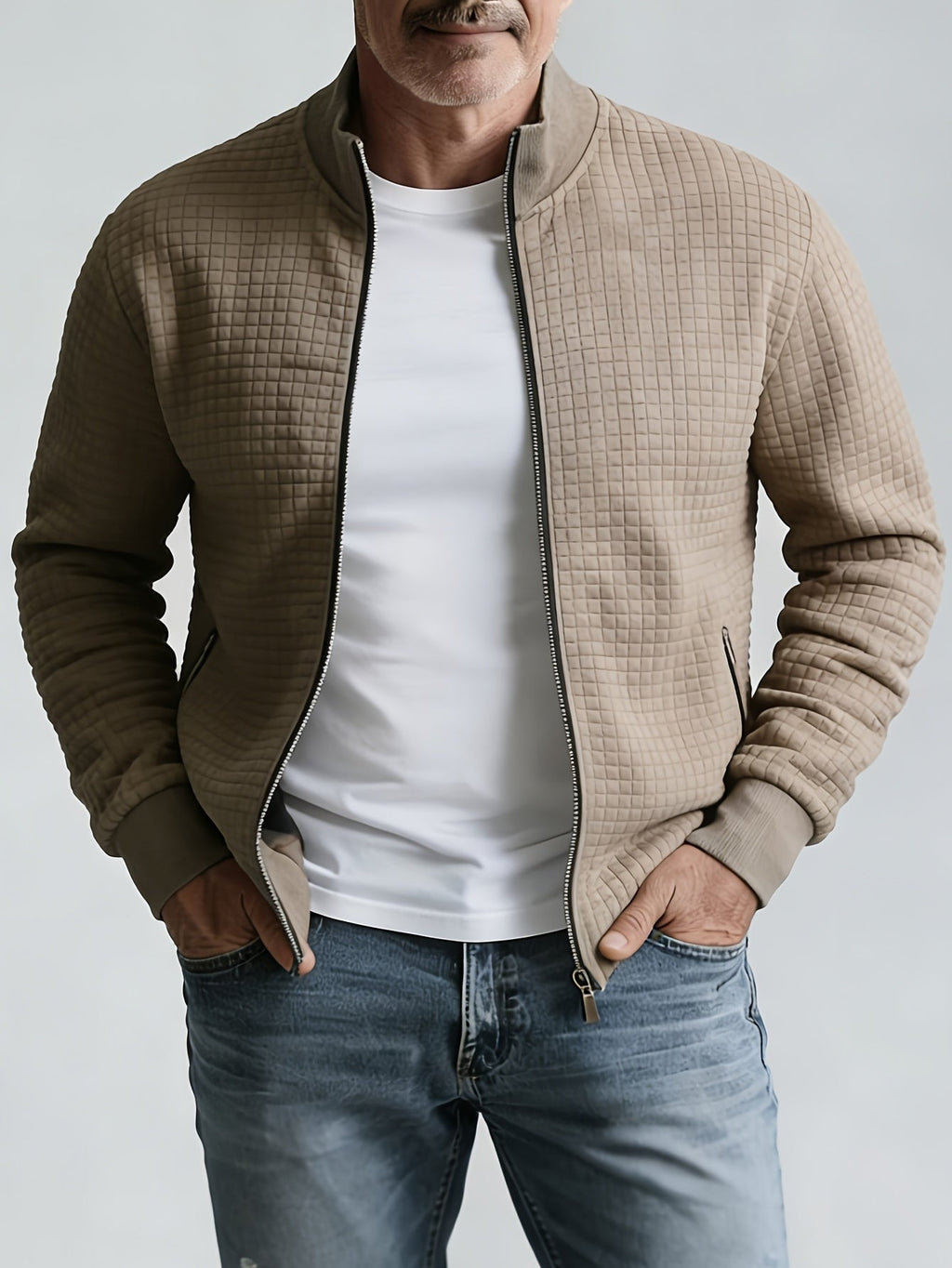 WAFFLE ZIP JACKEN FÜR HERREN