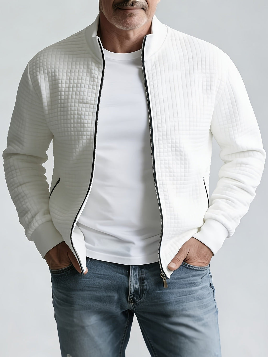 WAFFLE ZIP JACKEN FÜR HERREN