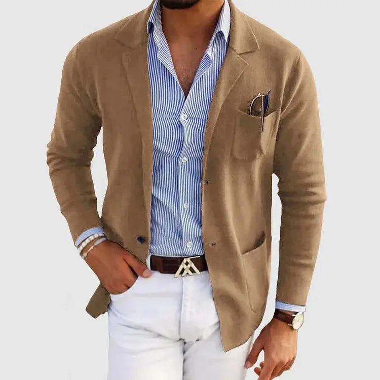 STRICK BLASER JACKE FÜR MÄNNER