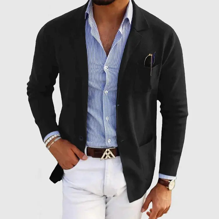 STRICK BLASER JACKE FÜR MÄNNER