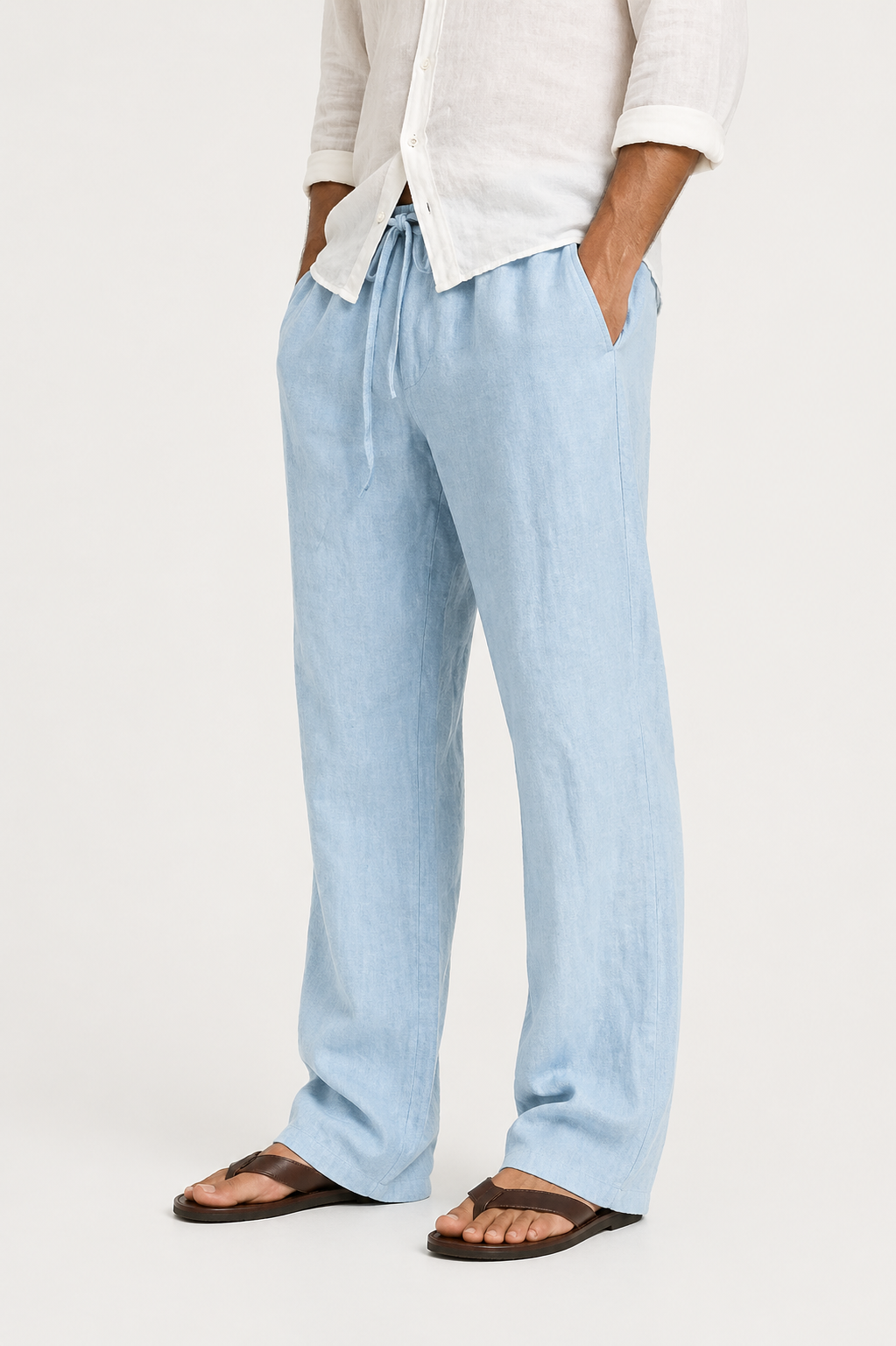LEINENLOOK-HOSEN FÜR HERREN