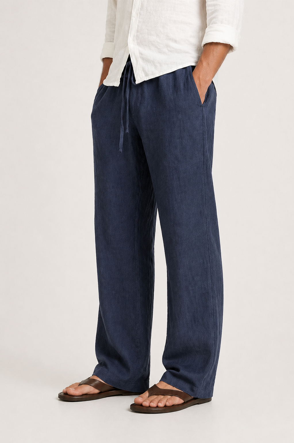 LEINENLOOK-HOSEN FÜR HERREN