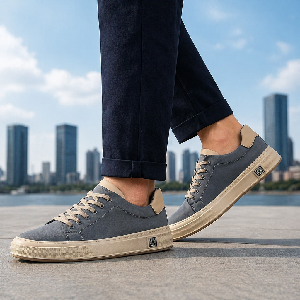 GENÄHTE CANVAS-SNEAKER FÜR MÄNNER