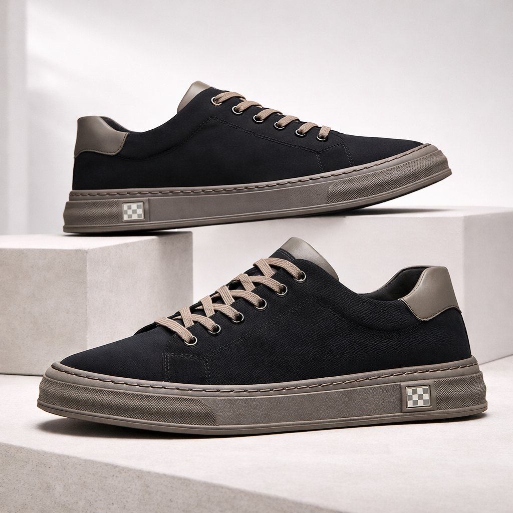 GENÄHTE CANVAS-SNEAKER FÜR MÄNNER