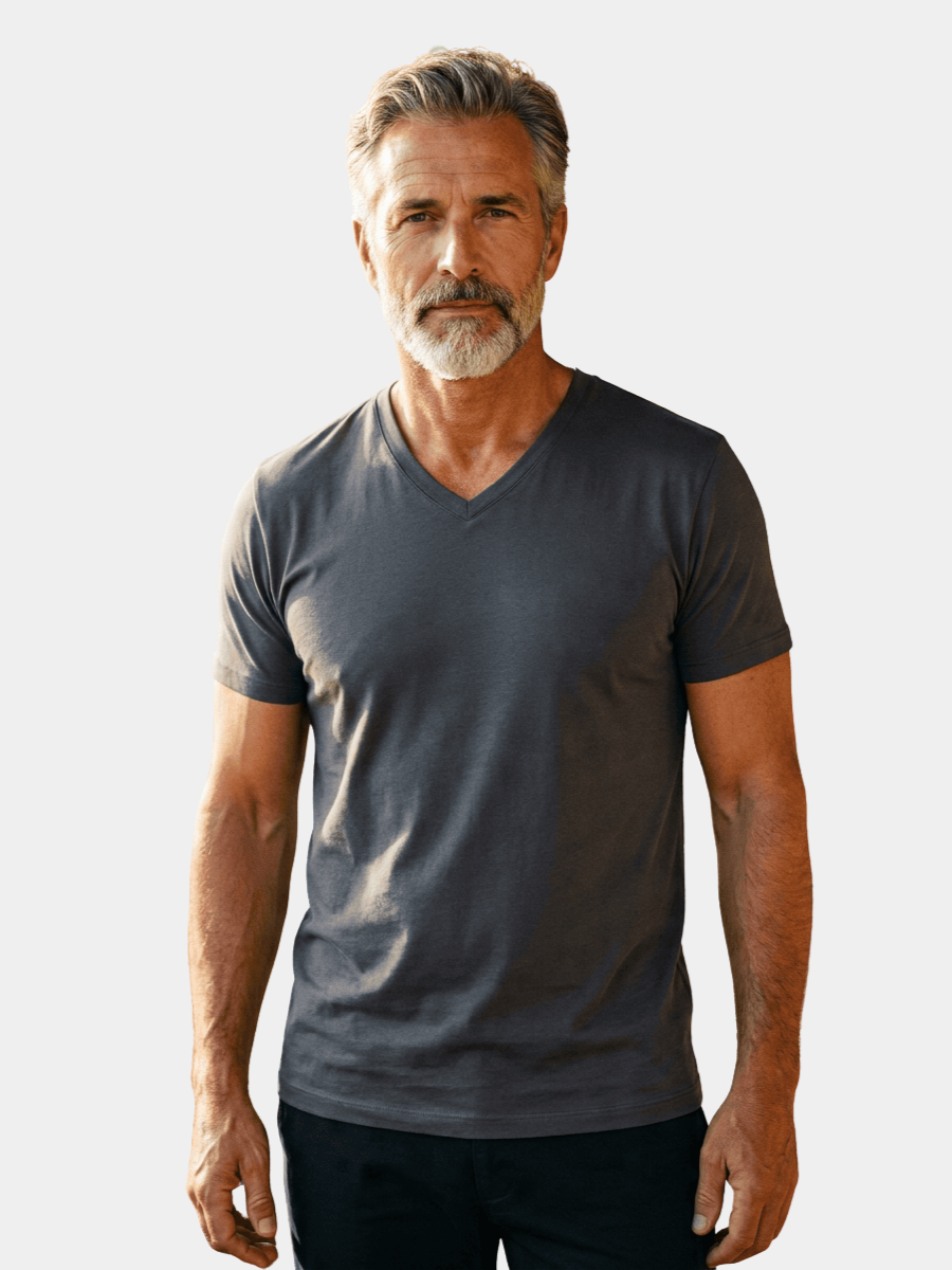 V-AUSSCHNITT T-SHIRT FÜR HERREN