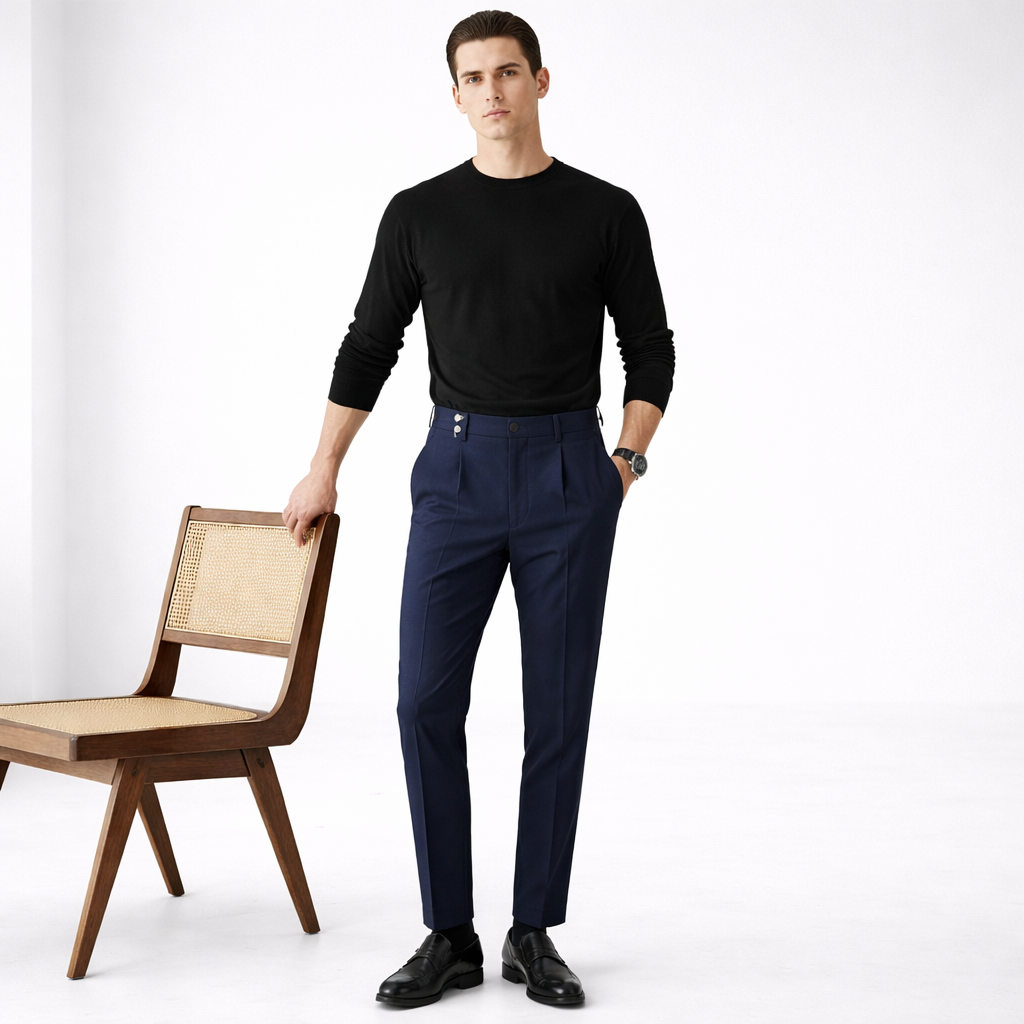 HOHE TAILLENHOSE FÜR MÄNNER