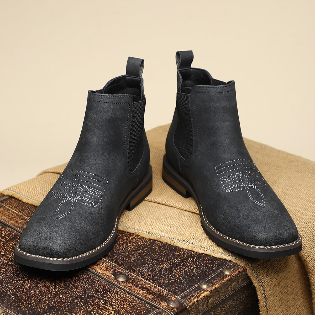 KLASSISCHE ELEGANTE STIEFEL FÜR MÄNNER