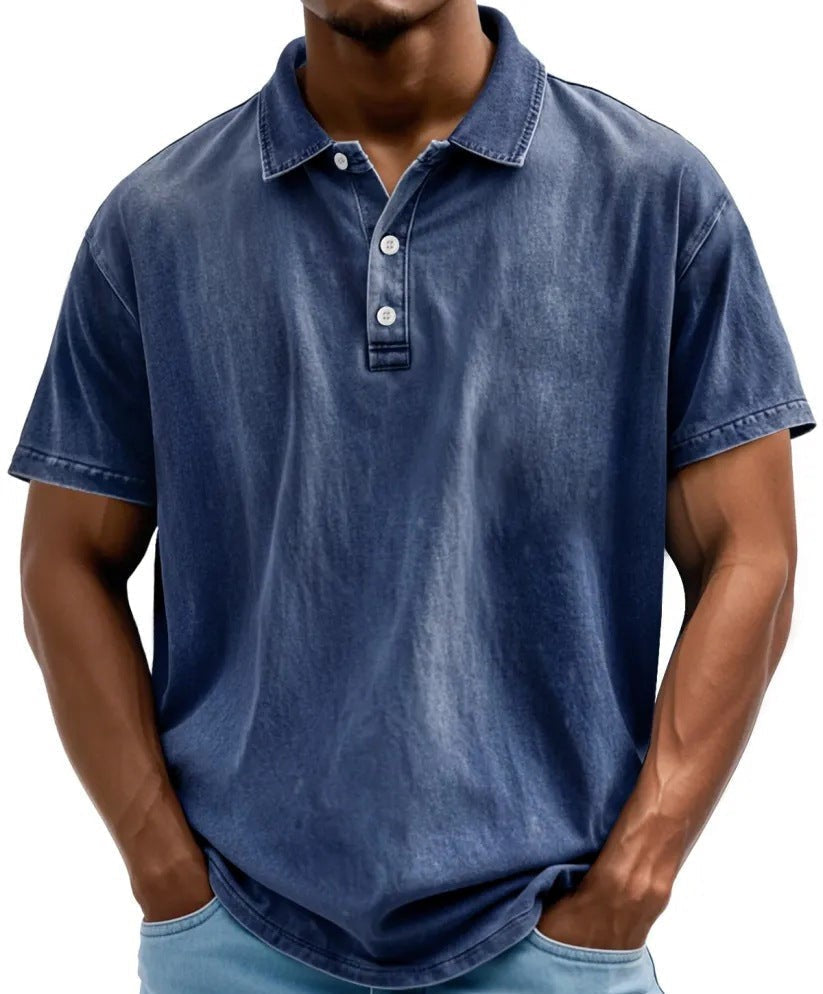GEWASCHENES POLO-SHIRT FÜR HERREN