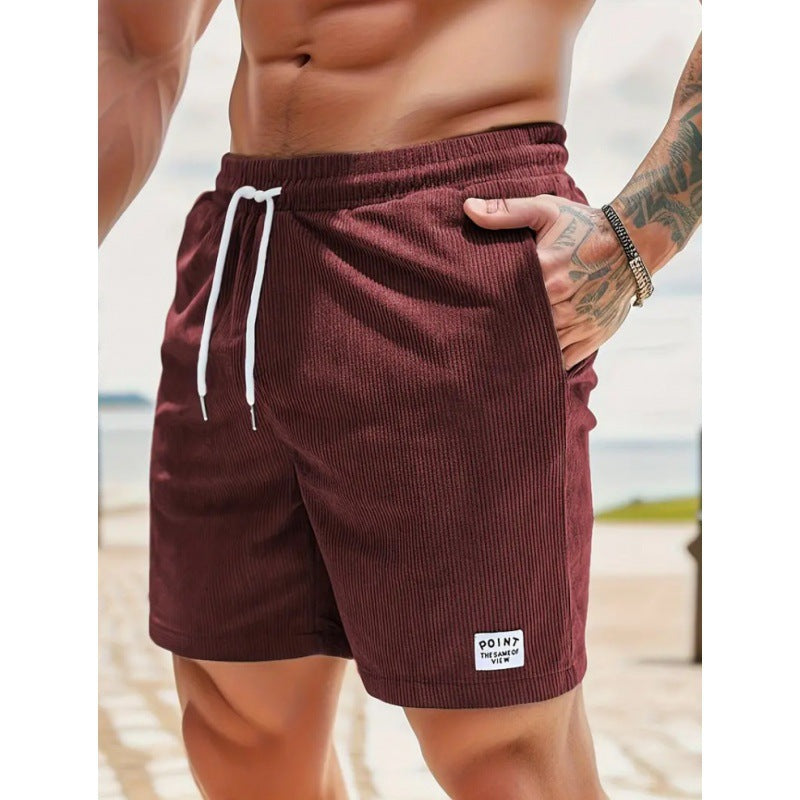 SCHLANKE ZUGBAND-KURZHOSE FÜR HERREN