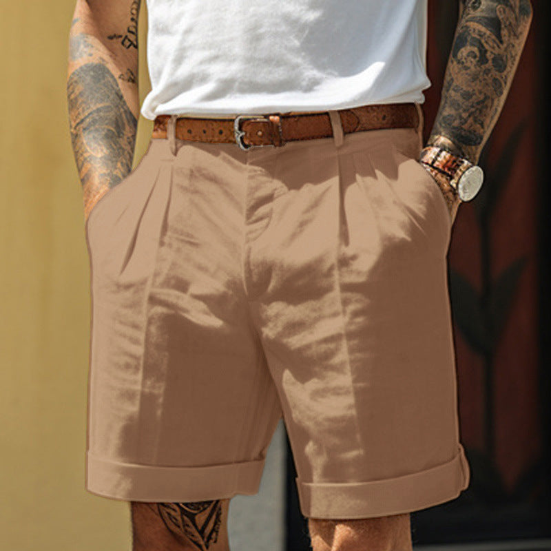 FALTENSHORTS FÜR MÄNNER