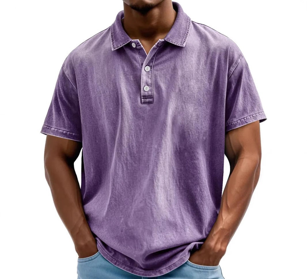 GEWASCHENES POLO-SHIRT FÜR HERREN