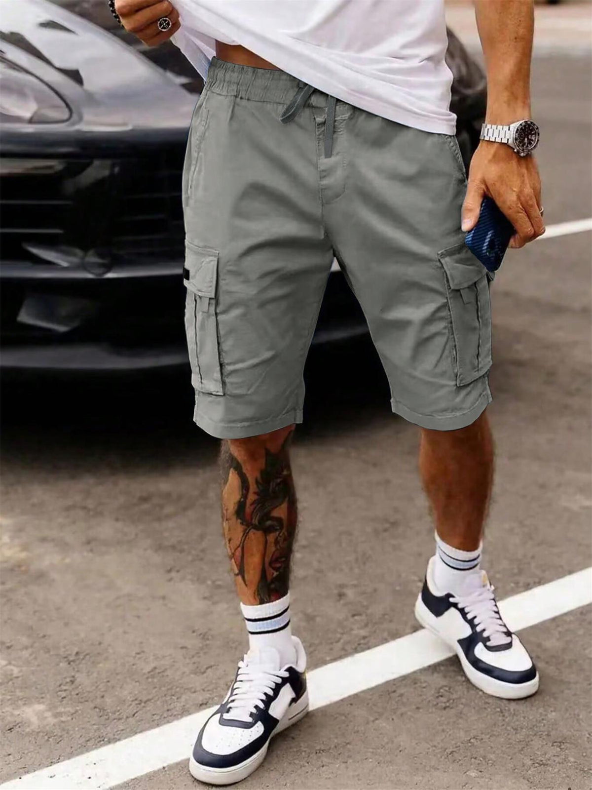 KORDZUG CARGO-SHORTS FÜR MÄNNER