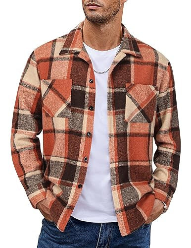KAROMUSTER HEMD-JACKE FÜR HERREN