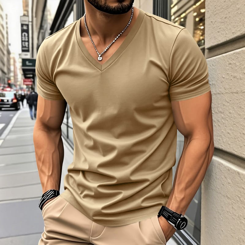 V-AUSSCHNITT SHIRT FÜR HERREN