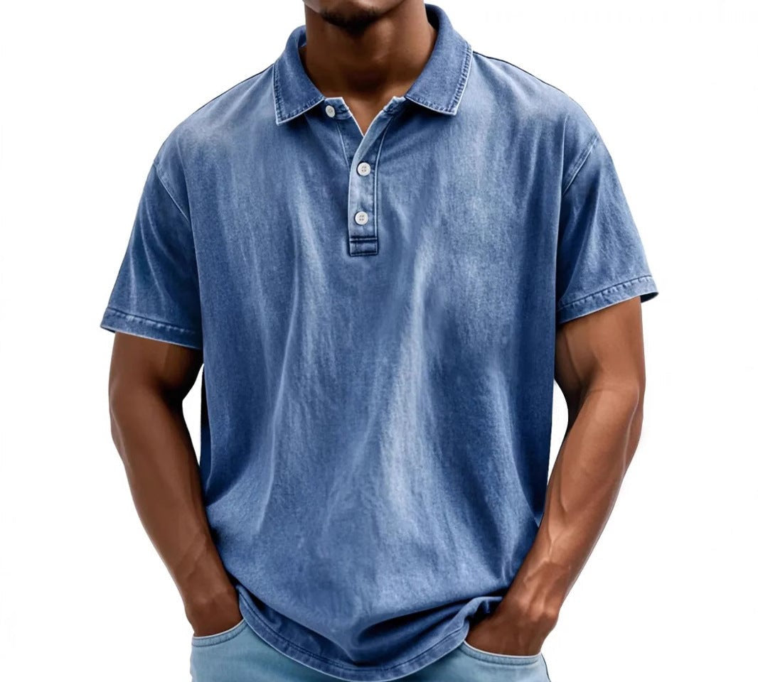 GEWASCHENES POLO-SHIRT FÜR HERREN