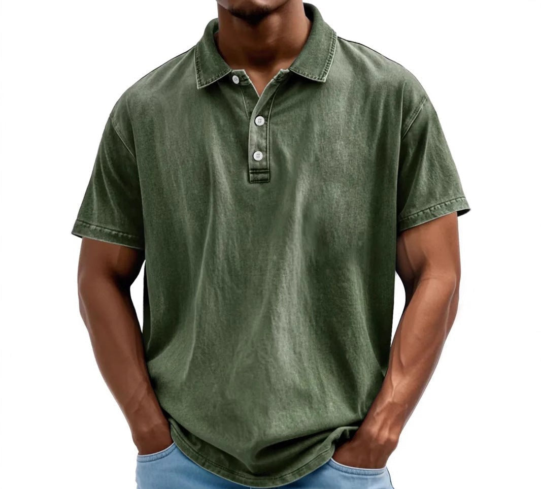 GEWASCHENES POLO-SHIRT FÜR HERREN