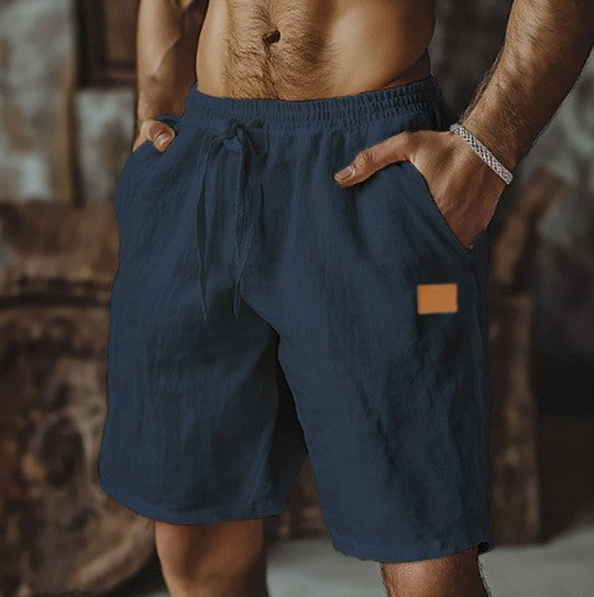 LEINEN-SHORTS FÜR HERREN