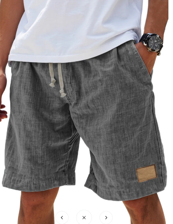 ENTSPANNTE BAUMWOLL-SHORTS FÜR MÄNNER