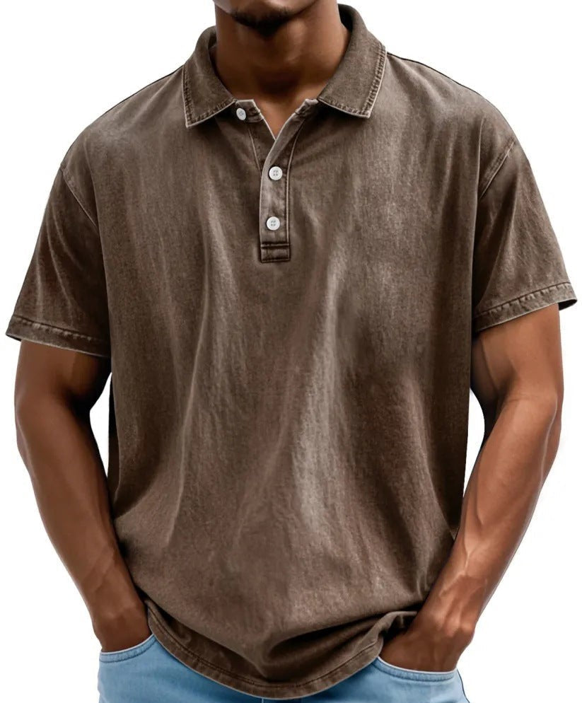 GEWASCHENES POLO-SHIRT FÜR HERREN