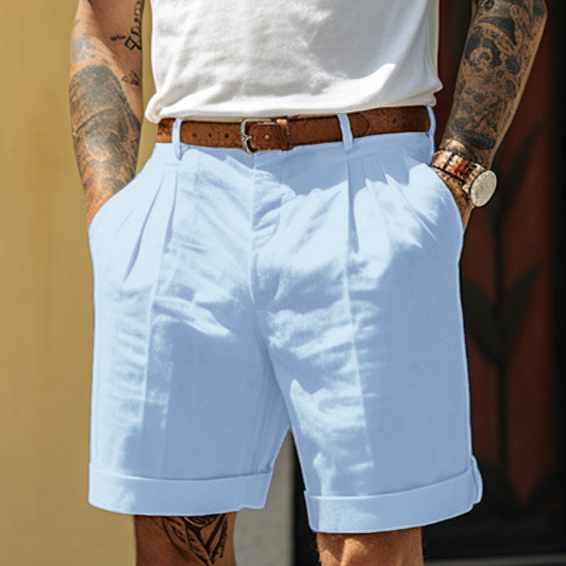 FALTENSHORTS FÜR MÄNNER