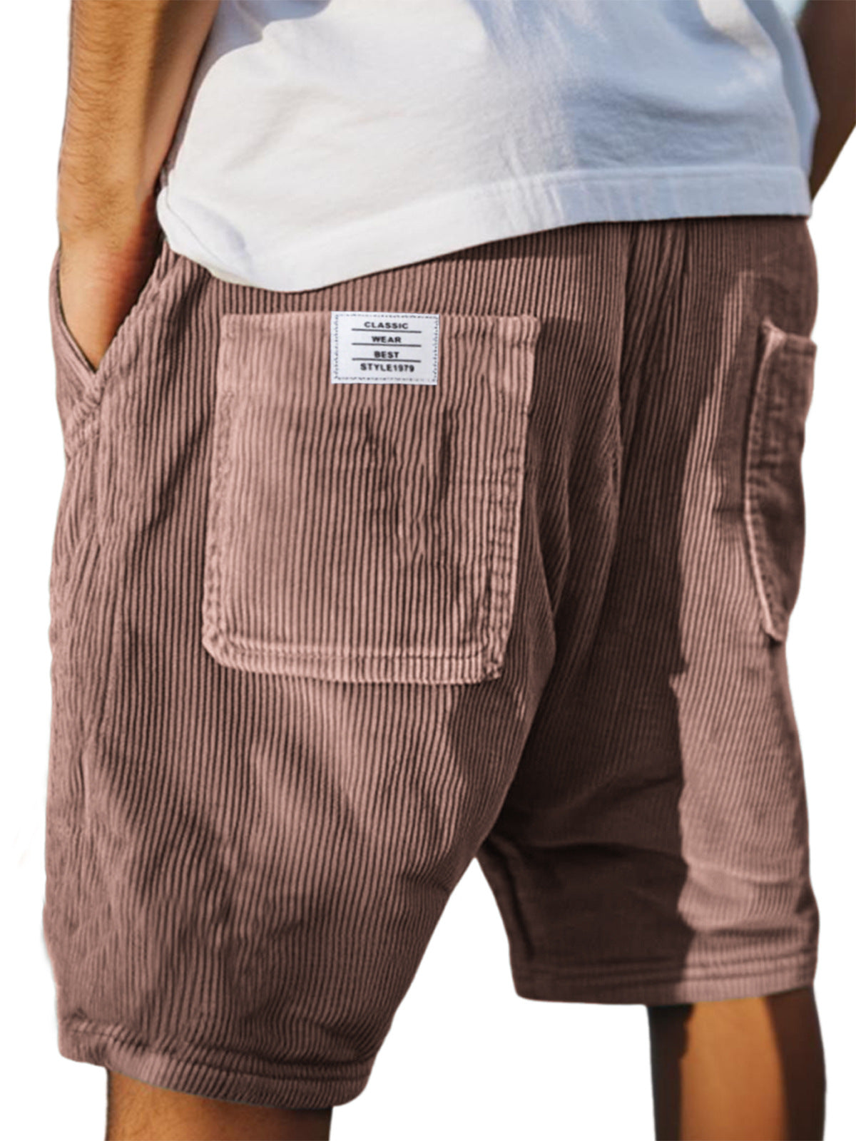 ENTSPANNTE VELVET-SHORTS FÜR MÄNNER