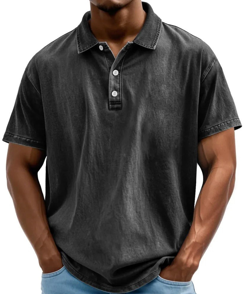 GEWASCHENES POLO-SHIRT FÜR HERREN