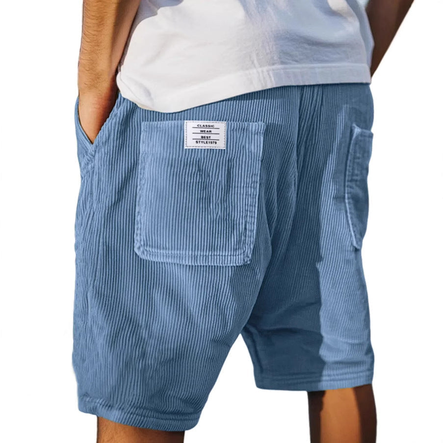 ENTSPANNTE VELVET-SHORTS FÜR MÄNNER
