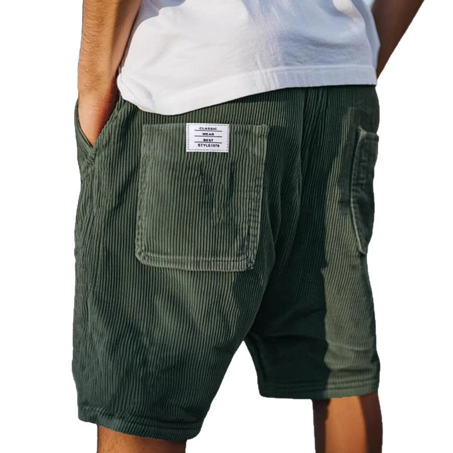ENTSPANNTE VELVET-SHORTS FÜR MÄNNER