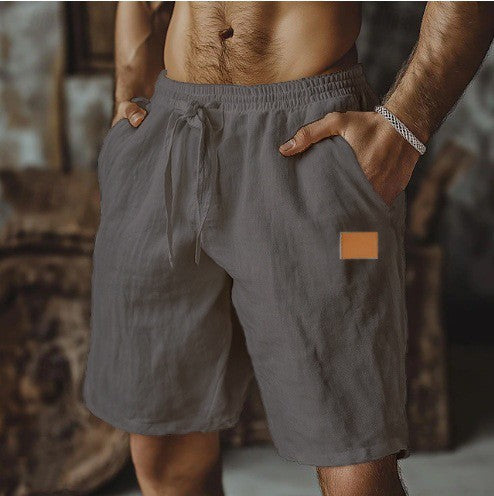 LEINEN-SHORTS FÜR HERREN
