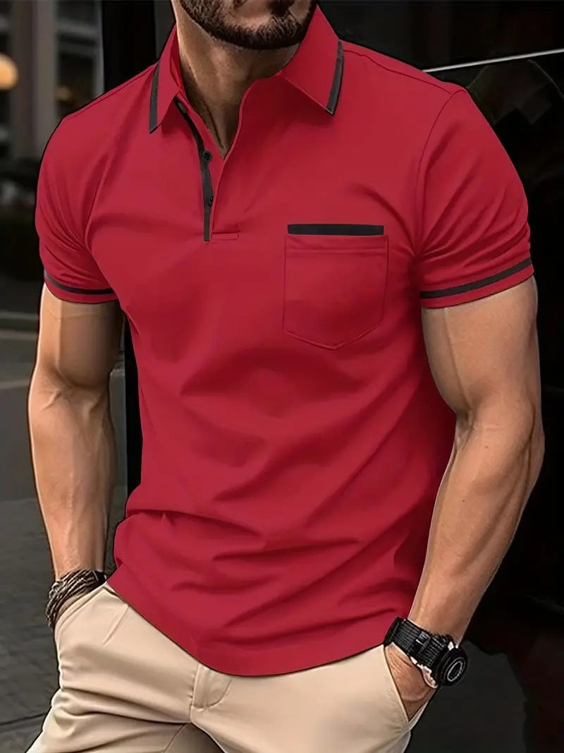 GESTRICKTES POLO FÜR HERREN