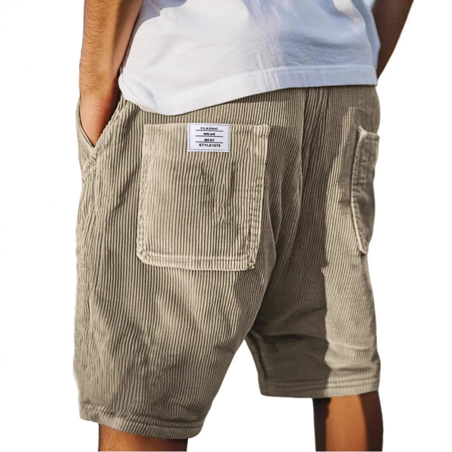 ENTSPANNTE VELVET-SHORTS FÜR MÄNNER