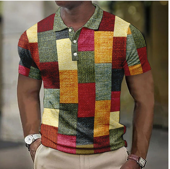 KARIERTER POLOSHIRT FÜR HERREN
