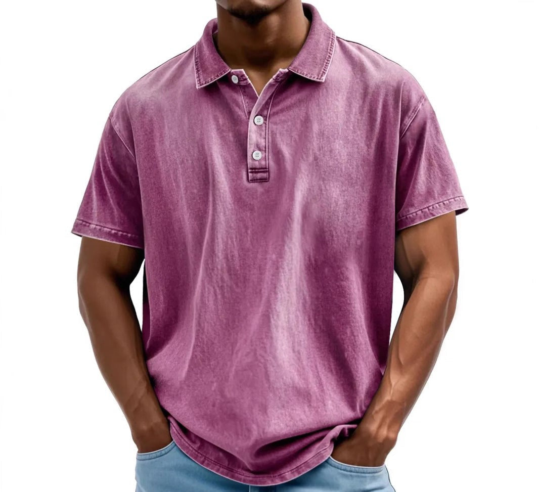 GEWASCHENES POLO-SHIRT FÜR HERREN