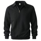 ELEGANTES HALBZIP-POLOSHIRT FÜR HERREN