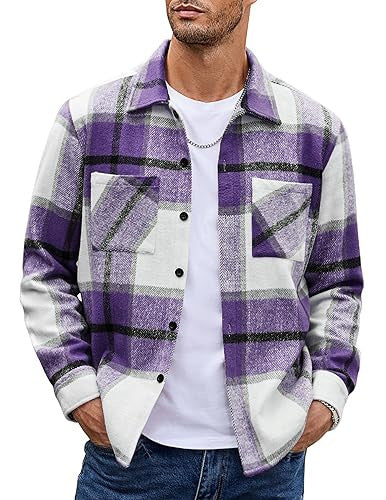 KAROMUSTER HEMD-JACKE FÜR HERREN