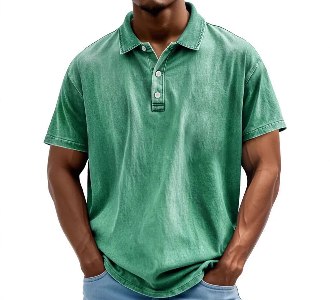GEWASCHENES POLO-SHIRT FÜR HERREN