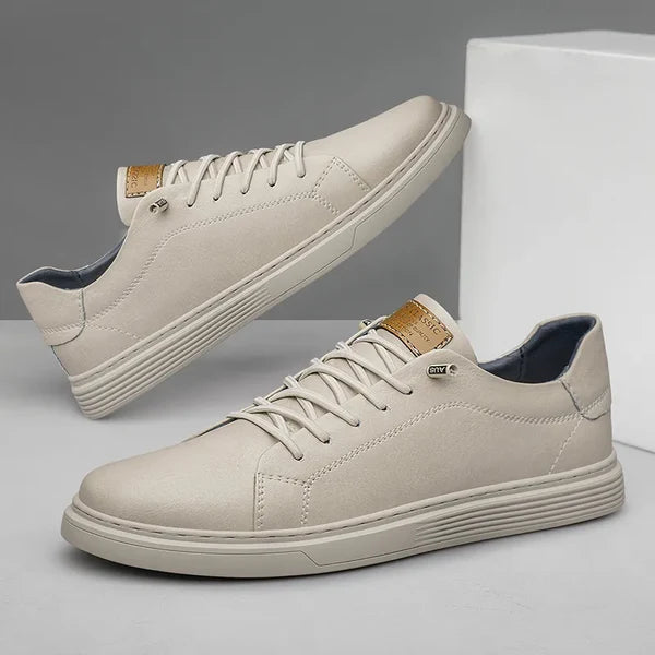 Herren-Leder-Sneaker im Oxford-Stil