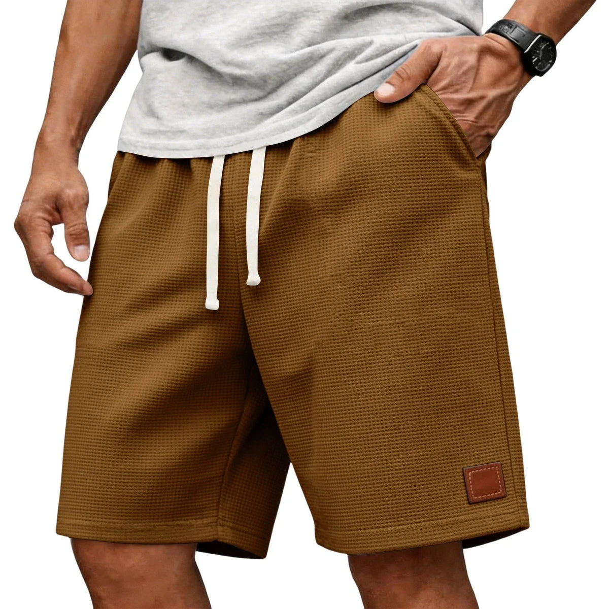 WAFFLE TEXTURE SHORTS FÜR MÄNNER